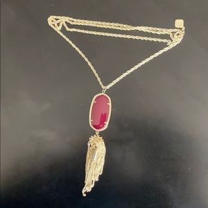 Maroon Kendra Scott Necklace